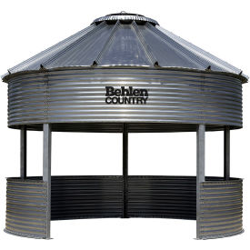 Country BinVista Gazebo, 16' Dia. x 15'H, Galvanized