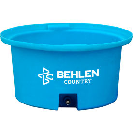 Water Boy Tank with Free-Flo Valve, 30 Gallon, 30"L x 30"W x 15"H, Blue
