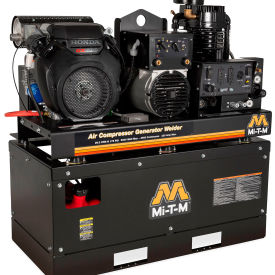 Air Compressor/Generator/Welder Combo, 20 Gal. Cap., 688cc Honda OHV, Electric Start