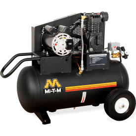 Single Stage Air Compressor, Horizontal, 20 Gal., 7.3 CFM, 90 PSI, 1-1/2 HP, 120V