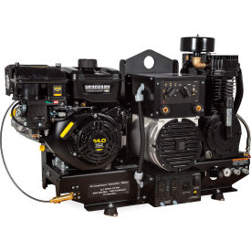Base Mount Air Compressor/Generator/Welder Combo, 408cc Vanguard OHV, Electric Start