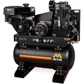 Stationary Air Compressor/Generator Combo, 30 Gal. Cap., 420cc OHV, Recoil Start