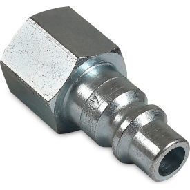 Air Compressor Quick Coupler Plug, 3/8" Industrial Interchange Style, 3/8" FPT