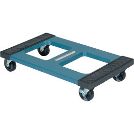 Polyethylene Padded Top Dolly with Mold-On Rubber Casters, 1000 lb Capacity, 30" x 18"
