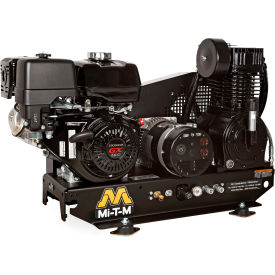 Base Mount Air Compressor/Generator Combo, 389cc Honda GX390 OHV, Recoil Start