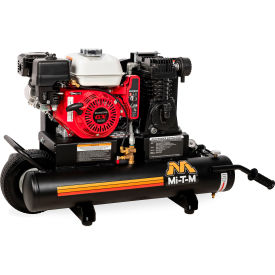 Single Stage Air Compressor w/ 196cc Honda GX200 OHV Engine, 8 Gal. Cap, Electric Start