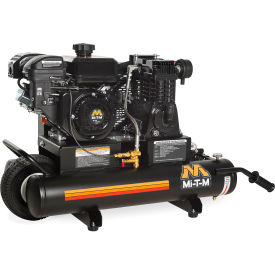 Single Stage Air Compressor with 212cc OHV Engine, 8 Gal. Cap., Recoil Start