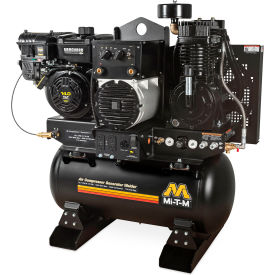 Air Compressor/Generator/Welder Combo, 30 Gal. Cap., 408cc Vanguard OHV, Electric Start