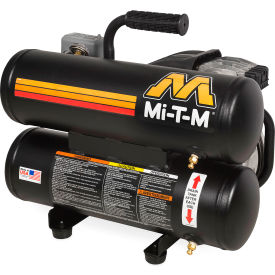 Single Stage Air Compressor, Horizontal, 5 Gallon, 4.2 CFM, 90 PSI, 1-1/2 HP, 120V