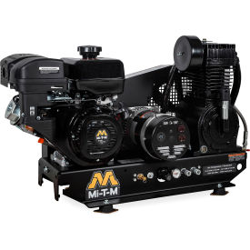 Base Mount Air Compressor/Generator Combo, 420cc OHV, Recoil Start