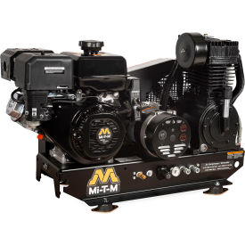 Base Mount Air Compressor/Generator Combo, 420cc OHV, Electric Start