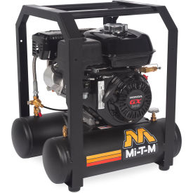 Single Stage Air Compressor w/ 196cc Honda GX200 OHV Engine, 5 Gal. Cap., Recoil Start