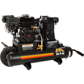 Single Stage Air Compressor w/ 196cc Honda GX200 OHV Engine, 8 Gal. Cap., Recoil Start