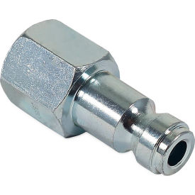 Air Compressor Quick Coupler Plug, 1/4" Automotive Style, 1/4" FPT