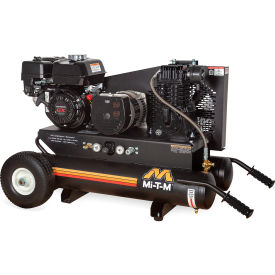 Portable Air Compressor/Generator Combo, 8 Gal. Cap., 212cc OHV, Recoil Start