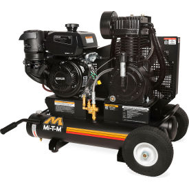 Portable Air Compressor, 8 Gallon, 277cc Kohler CH395 OHV, Recoil Start