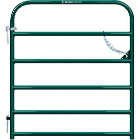 4' Heritage Round Corner Gate, 1-5/8" Tube, Green