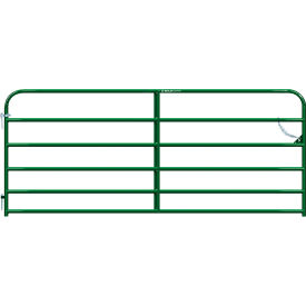 10' Heritage Round Corner Gate, 1-5/8" Tube, Green