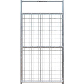 4' Tall Guard Gate, Wire Filled, 1-5/8 Tube, Galvanized