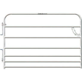 6' Pasture Pro 7-Bar Gate, 1-5/8" Tube, Galvanized