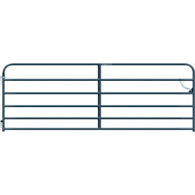 12' Heritage Round Corner Gate, 1-5/8" Tube, Gray