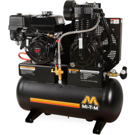 Stationary Air Compressor, 20 Gallon, 270cc Honda GX270 OHV, Recoil Start