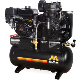 Stationary Air Compressor, 20 Gallon, 270cc Honda GX270 OHV, Electric Start