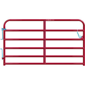 8' AgStar Heavy Duty Gate, 2" Tube, Red