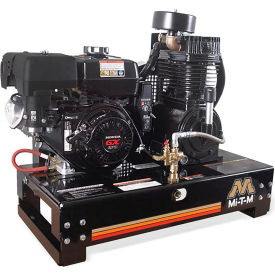 Base Mount Air Compressor, 270cc Honda GX270 OHV, Recoil Start