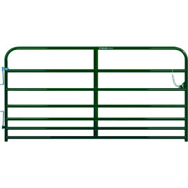 8' Pasture Pro 7-Bar Gate, 1-5/8" Tube, Green