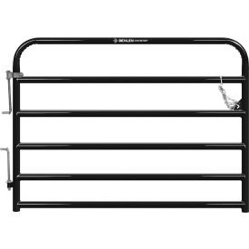 6' AgStar Heavy Duty Gate, 2" Tube, Black