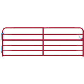 12' AgStar Heavy Duty Gate, 2" Tube, Red