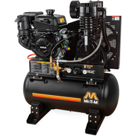 Stationary Air Compressor, 30 Gallon, 429cc Kohler CH440 OHV, Electric Start