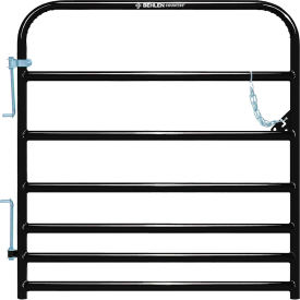 4' Pasture Pro 7-Bar Gate, 1-5/8" Tube, Black