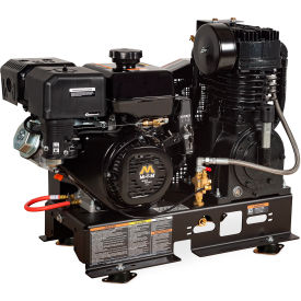 Base Mount Air Compressor, 420cc OHV, Electric Start