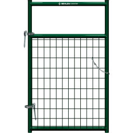 3' Painted Frontier Square Corner Gate, 1-5/8" Medium Duty Wire-Filled, Green