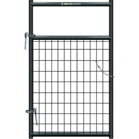 3' Painted Frontier Square Corner Gate, 1-5/8" Medium Duty Wire-Filled, Gray