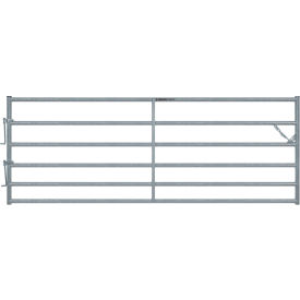 12' AgStar Hot-Dipped Gate, 2" Tube, Galvanized
