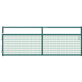 12' Frontier Max Gate, 2" Heavy Duty Wire-Filled, Green