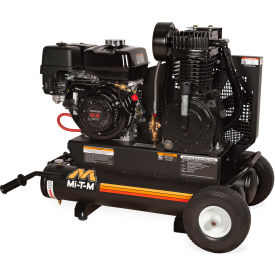 Air Compressor w/ Pilot Valve Exhaust Filter, 8 Gal. Cap, 270cc Honda OHV, Recoil Start