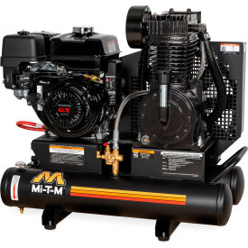Portable Air Compressor, 8 Gallon Capacity, 270cc Honda GX270 OHV, Electric Start