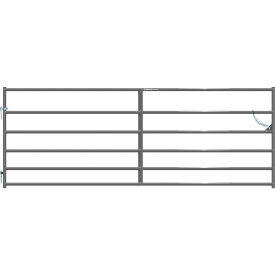 12' Heritage Square Corner Gate, 1-5/8" Tube, Gray