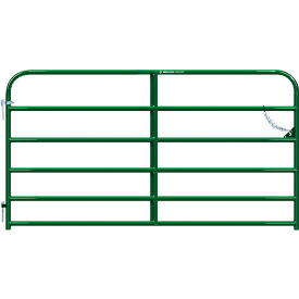 8' Heritage Round Corner Gate, 1-5/8" Tube, Green