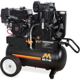 Portable Air Compressor, 20 Gallon, 270cc Honda GX270 OHV, Electric Start