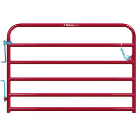 6' AgStar Heavy Duty Gate, 2" Tube, Red