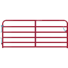 10' AgStar Heavy Duty Gate, 2" Tube, Red