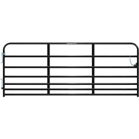10' Pasture Pro 7-Bar Gate, 1-5/8" Tube, Black