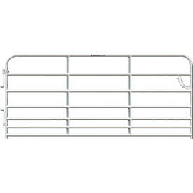 10' Pasture Pro 7-Bar Gate, 1-5/8" Tube, Galvanized