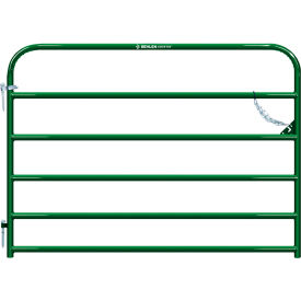 6' Heritage Round Corner Gate, 1-5/8" Tube, Green