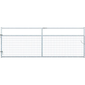 12' Frontier Gate, 1-5/8" Medium Duty Wire-Filled, Galvanized